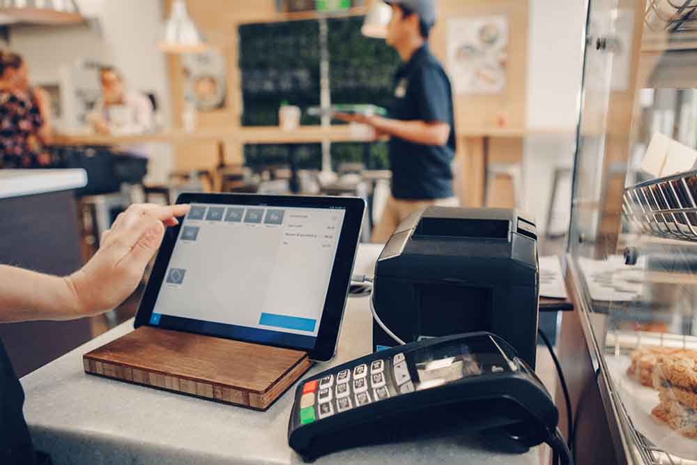 Local business POS counter